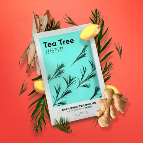 Airy Fit Sheet Mask Tea Tree - WowSkin Romania