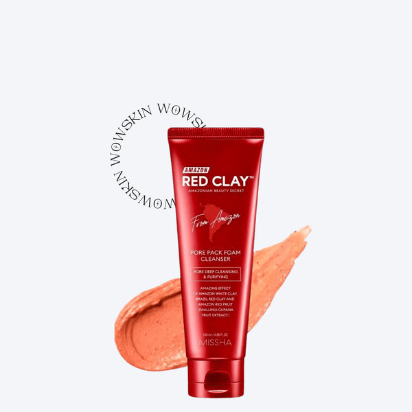 Amazon Red Clay Pore Pack Foam Cleanser - WowSkin Romania