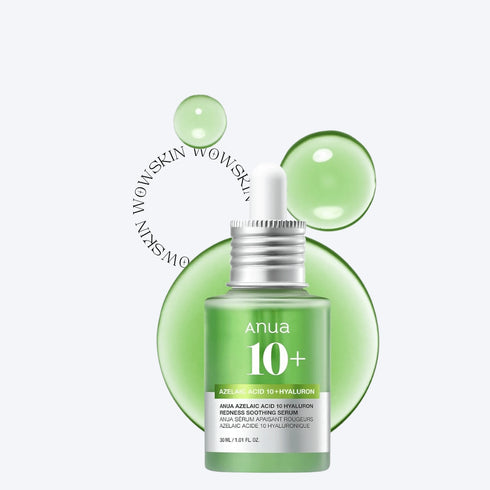 ANUA Azelaic Acid 10% Hyaluron Redness Soothing Serum 30 ml – ser calmant pentru roşeaţă