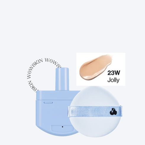 Babe Skin Baby Blue Cushion RE - FEEL + Puff - WowSkin Romania