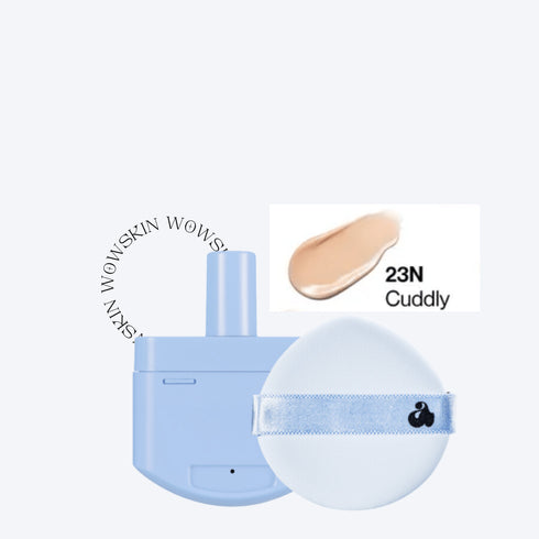Babe Skin Baby Blue Cushion RE - FEEL + Puff - WowSkin Romania