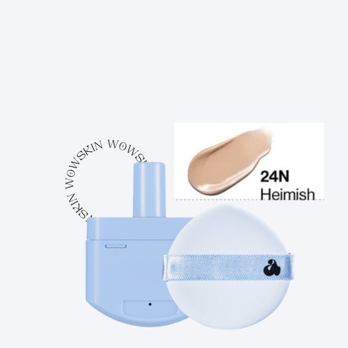 Babe Skin Baby Blue Cushion RE - FEEL + Puff - WowSkin Romania