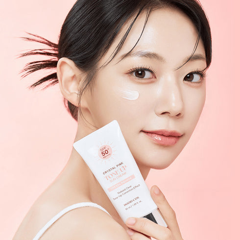 Crystal Pink Tone Up Sun Cream 50ml - WowSkin Romania