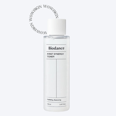 Biodance First Synergy Toner echilibrează pH-ul pielii și pregătește tenul pentru hidratare, fiind ideal pentru orice rutină coreeană de skincare. Textură lejeră, absorbție rapidă. wowskin.ro