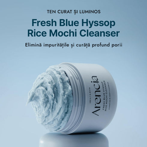 Fresh Blue Hyssop Rice Mochi Cleanser, 120G - WowSkin Romania