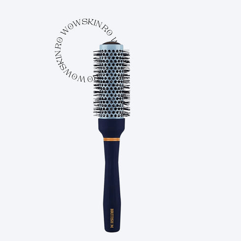 BRITISH M Hot Curling Ceramic Brush 43 mm – perie rotundă cu butoi ceramic pentru valuri voluminoase