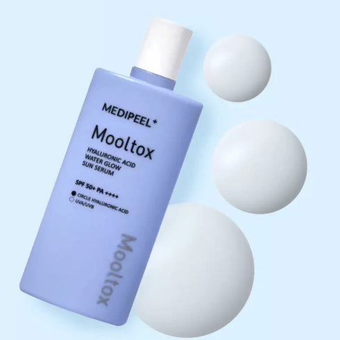 Hyaluronic Acid Mooltox Water Glow Sun Serum, SPF 50+/PA++++ 52 ml - WowSkin Romania