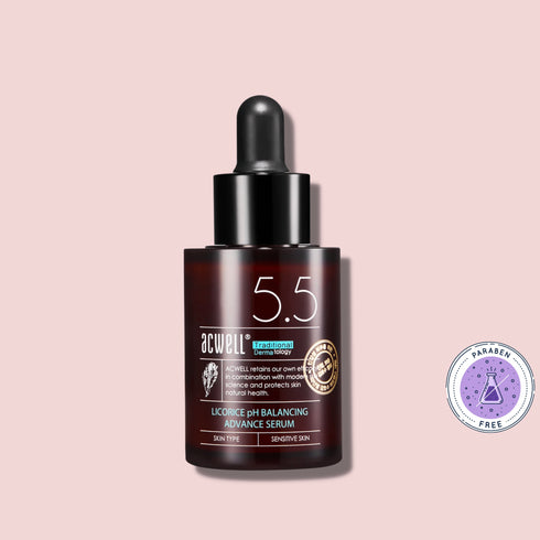 Cu extract de lemn dulce și pH echilibrat, Acwell Serum calmează, hidratează și oferă un efect de glow natural. Ideal pentru piele ternă și iritată.