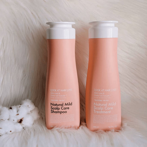Look At Hair Loss Natural MILD Scalp Care Shampoo, 500 ml - WowSkin Romania