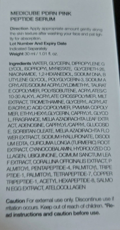 PDRN Pink Peptide Serum, 30 ml - WowSkin Romania