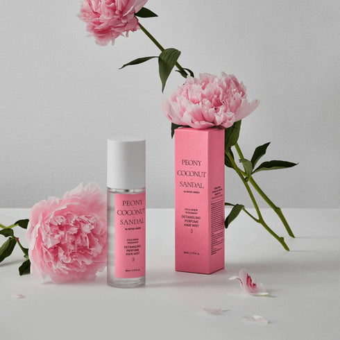 Peony Coconut Sandal Detanglling Perfume Hair Mist 03 - WowSkin Romania