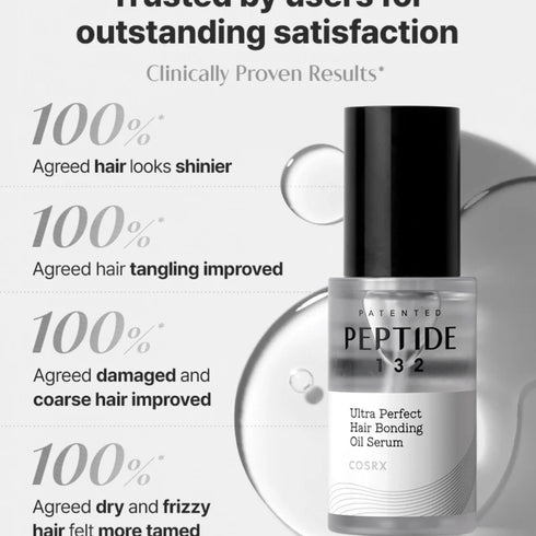 Serul pentru păr cu peptide 132 sigilează hidratarea și oferă un luciu mătăsos.
Textura lejeră nu îngrașă părul și se absoarbe rapid fără a lăsa reziduuri. wowskin.ro