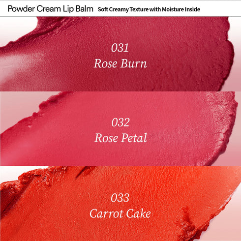 Powder Cream Lip Balm 031 Rose Burn 3,5g - WowSkin Romania