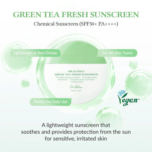 Pro Lab Green Tea Fresh Sunscreen, 45 ml - WowSkin Romania