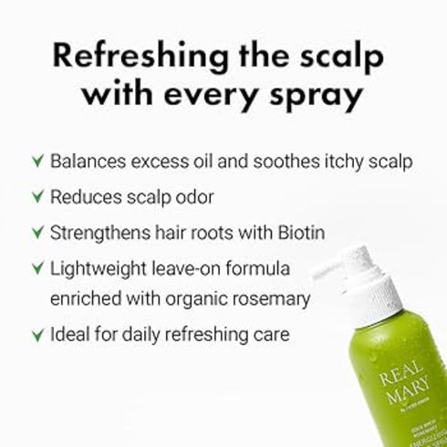 Real Mary Energizing Scalp Spray - WowSkin Romania