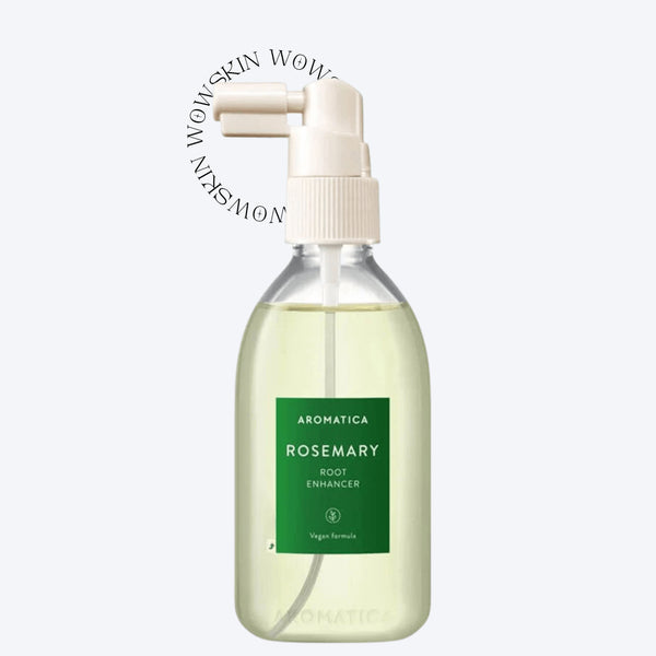 Aromatica Rosemary Root Enhancer stimulează creșterea părului și fortifică rădăcinile. Spray tratament natural cu rozmarin pentru scalp sănătos și volum durabil.