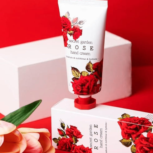 Secret Garden ROSE Hand Cream, 100 ml - WowSkin Romania