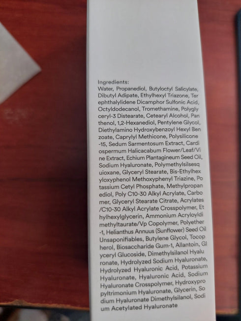 Sedum Hyaluron Sunscreen Protection Tube SPF50+/PA++++, 50 ml - WowSkin Romania