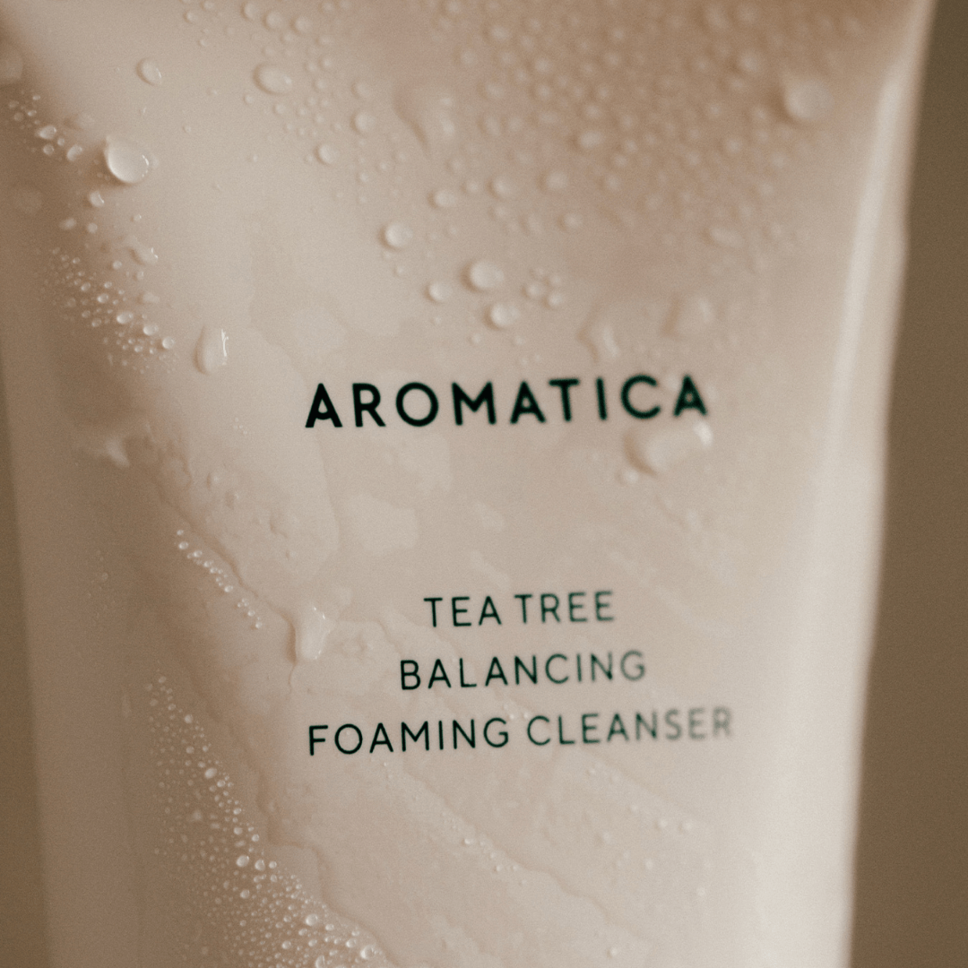 AROMATICA Tea Tree Balancing cleansing foam – WowSkin Romania