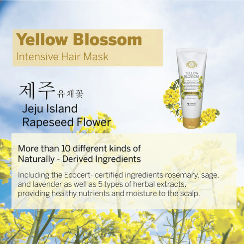 Yellow Blossom Intensive Hair Mask, 200 ml - WowSkin Romania