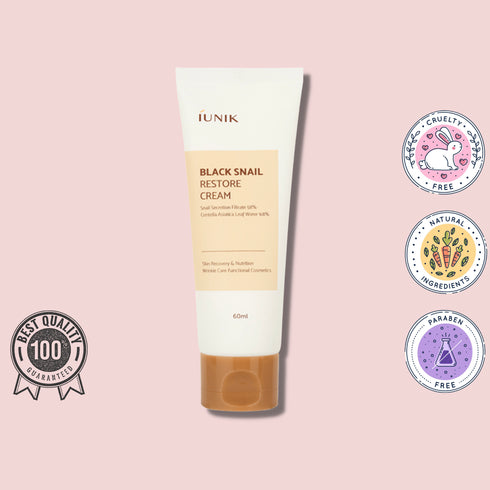 Cremă coreeană cu mucină de melc negru și Centella Asiatica, perfectă pentru tenul cu cicatrici, riduri sau deshidratat.
Redă fermitatea și elasticitatea naturală a pielii. wowskin.ro