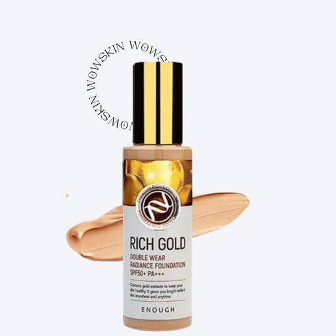 Enough Rich Gold Double Wear Radiance Foundation SPF50 #21 - WowSkin Romania