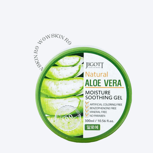 Natural Aloe Vera Moisture Soothing Gel - WowSkin Romania