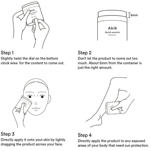 Abib Quick Sunstick Protection Bar – SPF50+ cu textura matasoasa, ideal pentru reaplicare zilnica