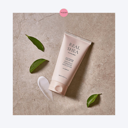 Lozione idratante anti-crespo per capelli Real Shea (con olio di jojoba)