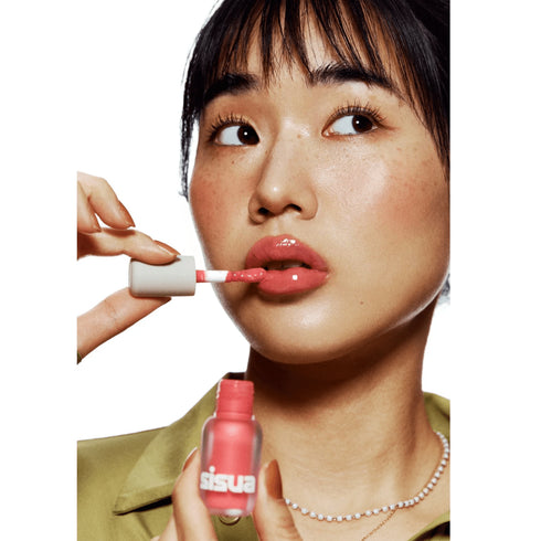 Sisua Popcorn Syrup Lip Plumper - No.1 Strawberry Cream - WowSkin Romania