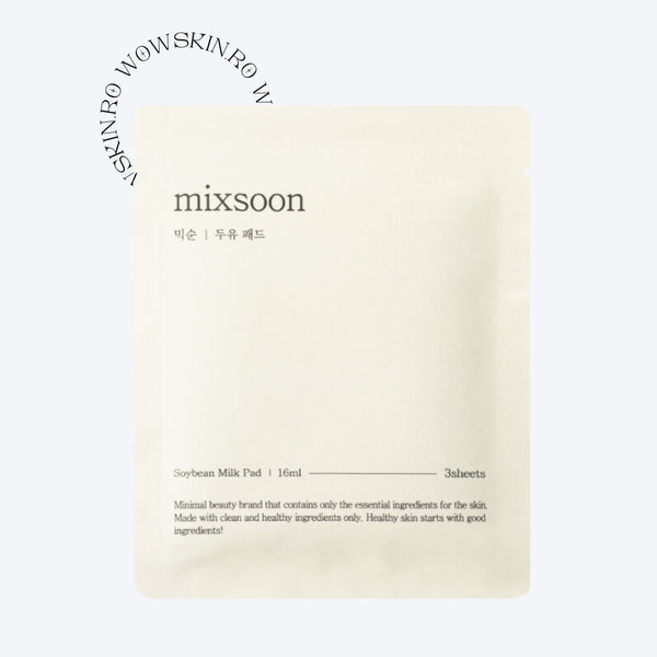 Soybean Milk Pad Descoperă secretul unei pielii perfect curate și hidratate cu Mixsoon Soybean Milk Pad. Acest pachet de 3 dischete demachiante bogate în lapte de soia oferă o soluție rapidă și eficientă pentru eliminarea machiajului și impurităților, lăsând pielea moale și suplă. Îngrijirea pielii devine un ritual simplu și plăcut cu Mixsoon.