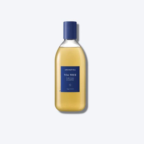 Purifică și calmează scalpul iritat cu șamponul Aromatica cu tea tree. Ideal pentru controlul excesului de sebum și detoxifierea naturală a rădăcinilor.