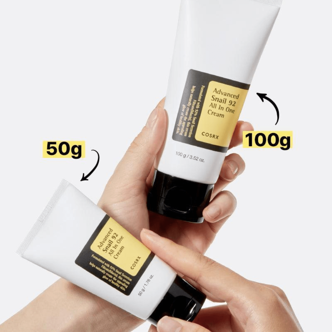 Cosrx Snail 92 All in One – cremă ușoară cu mucină de melc pentru ten sensibil și deshidratat