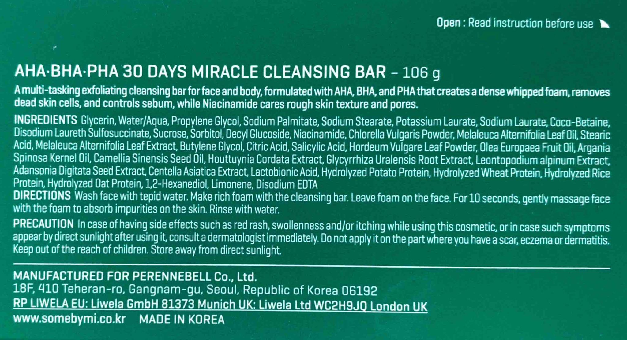 AHA BHA Miracle Acne Cleasing Bar - WowSkin Romania
