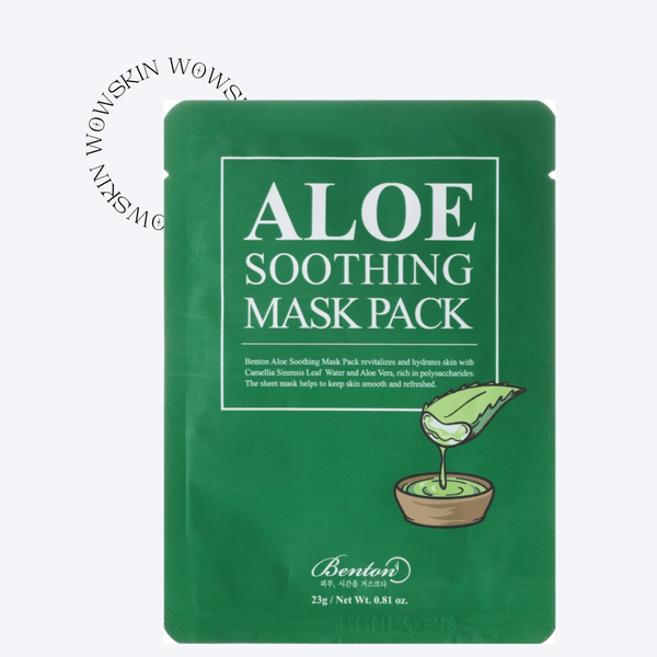 Maschera lenitiva all'aloe