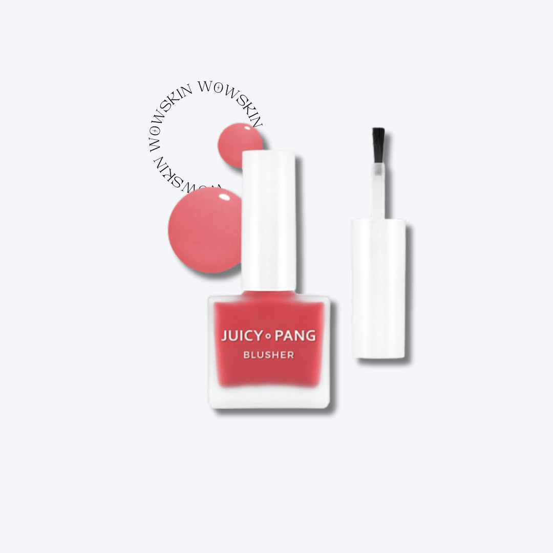 Apieu Juicy Pang Water Blusher RD01 Cherry – blush lichid rosu-roz pentru un efect natural si luminos