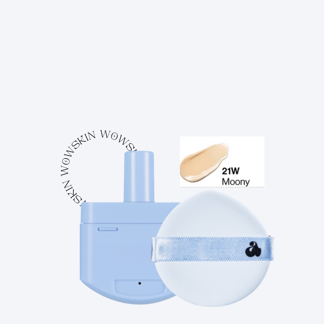 Babe Skin Baby Blue Cushion RE - FEEL + Puff - WowSkin Romania