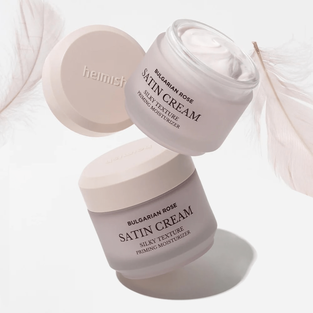 Crema cu apa de trandafir, Bulgarian Rose Satin Cream - WowSkin Romania