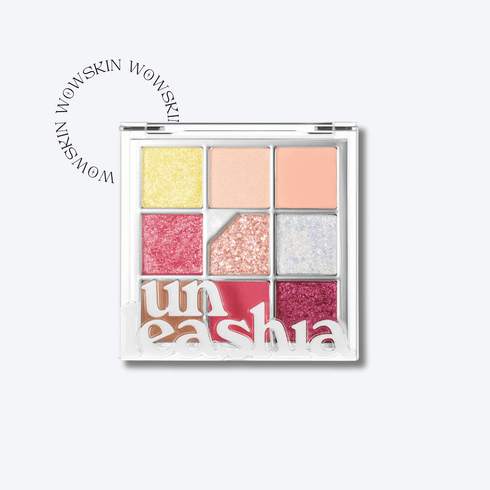 Palette occhi Unleashia Glitterpedia - 7 Tutti color pesca