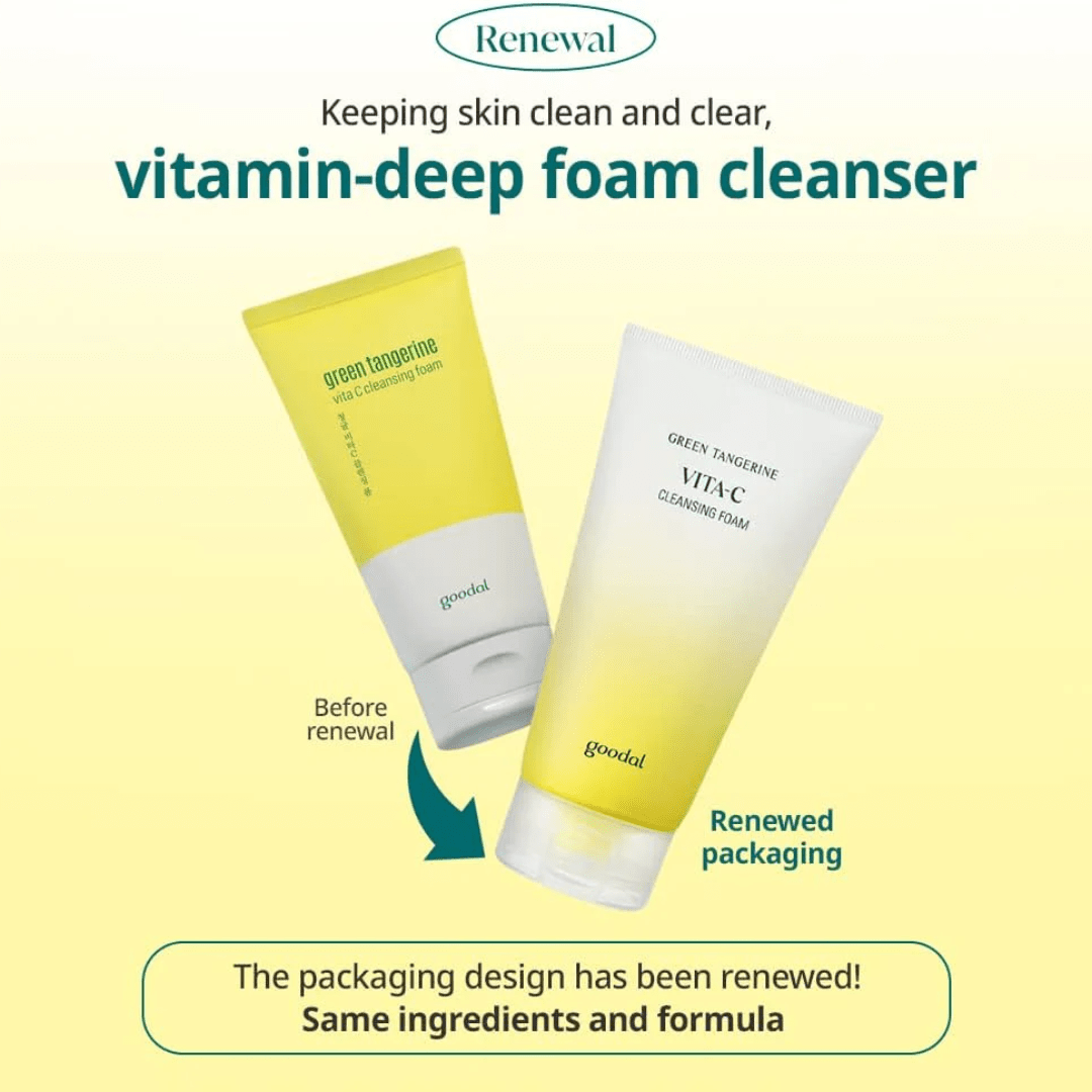 Green Tangerine Vita C Cleansing Foam - WowSkin Romania