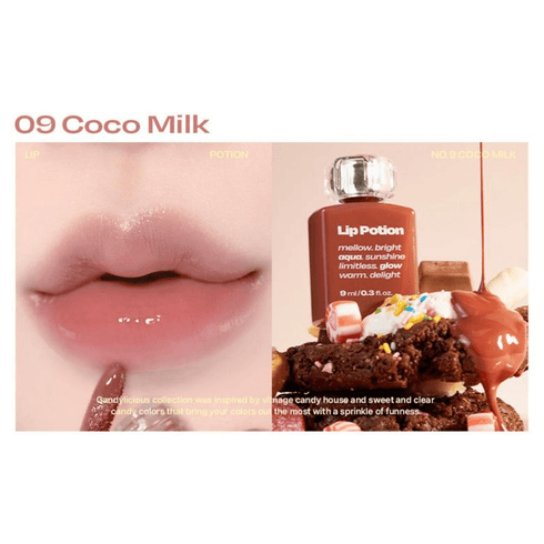 Pozione per labbra Aqua Glow #09 Latte di cocco