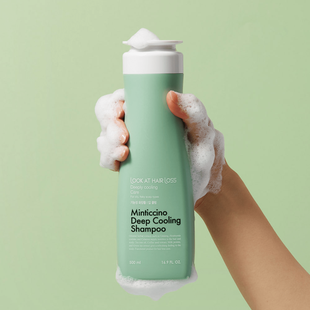 Look At Hair Loss Minticcino Deep Cooling Shampoo, 500 ml - WowSkin Romania