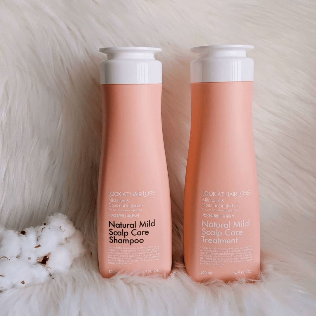 Look At Hair Loss Natural MILD Scalp Care Shampoo, 500 ml - WowSkin Romania