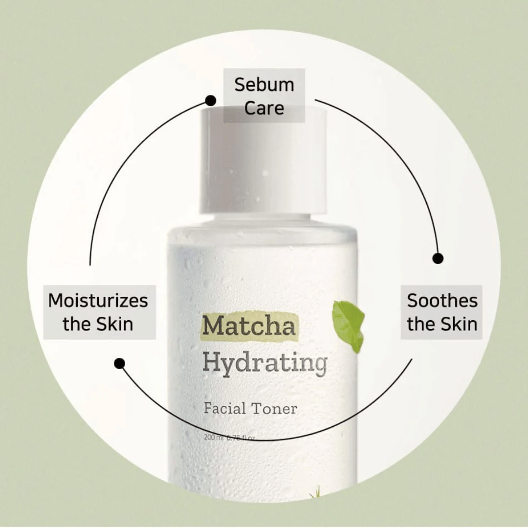 Textură B_Lab Matcha Hydrating Facial Toner – fluid ușor absorbabil pentru toate tipurile de ten