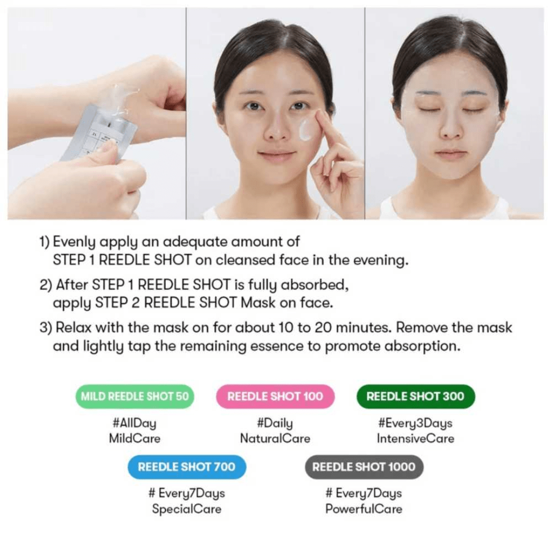 Mild Reedle 50 2 - Step Mask, 1 bucata - WowSkin Romania