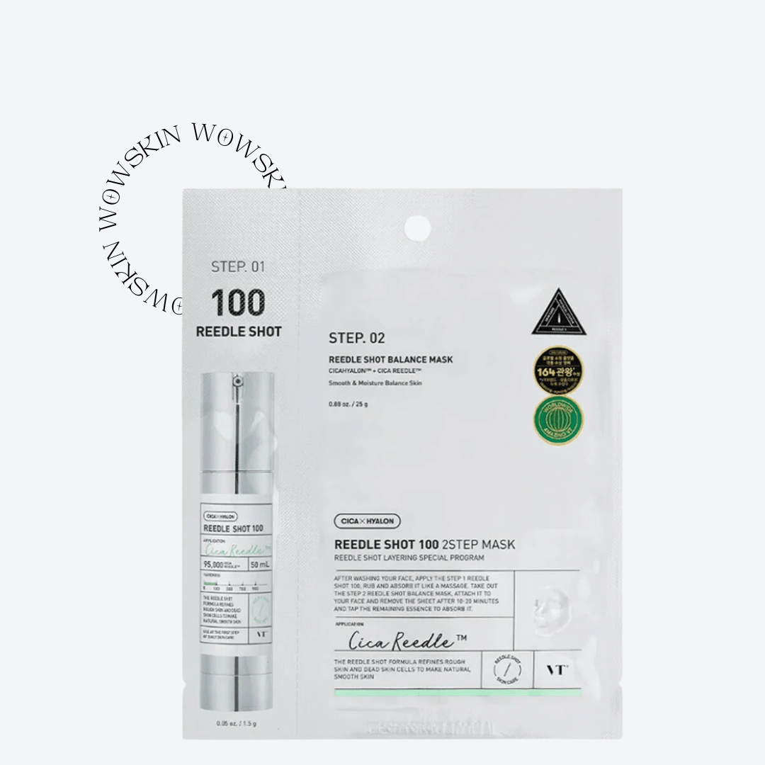 Mild Reedle Shot 100 2 - Step Mask,1 bucata - WowSkin Romania