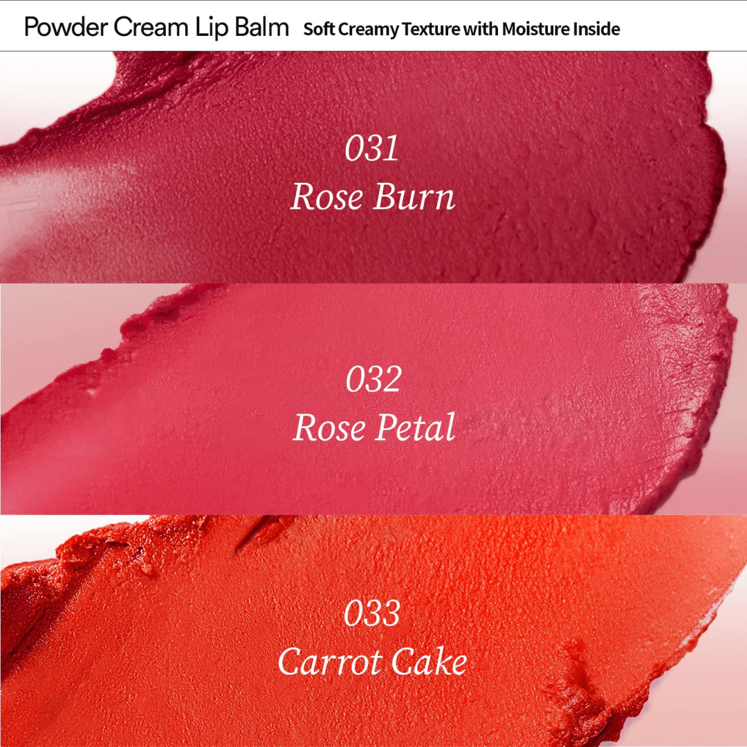 Powder Cream Lip Balm 031 Rose Burn 3,5g - WowSkin Romania