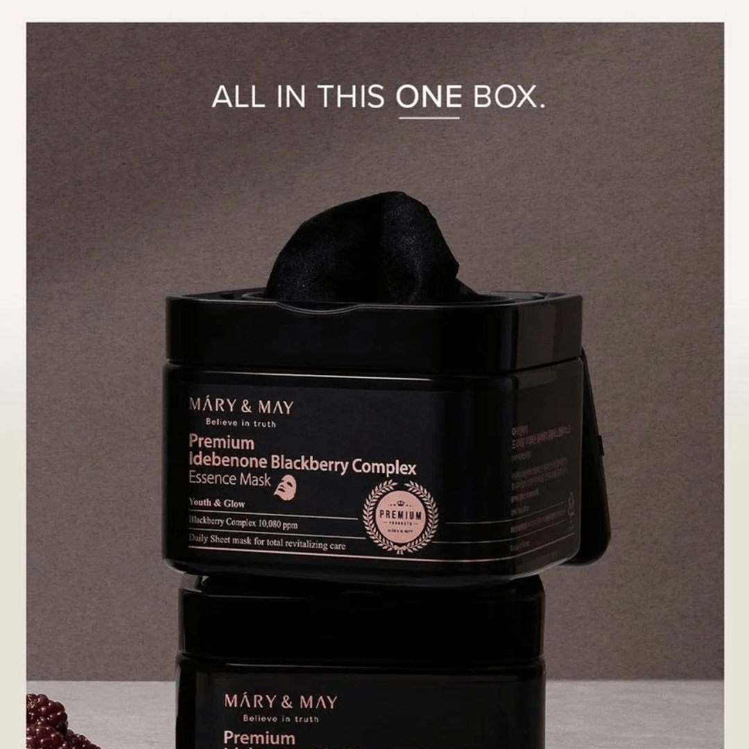 Premium Idebenone Blackberry Complex Essence Mask - WowSkin Romania