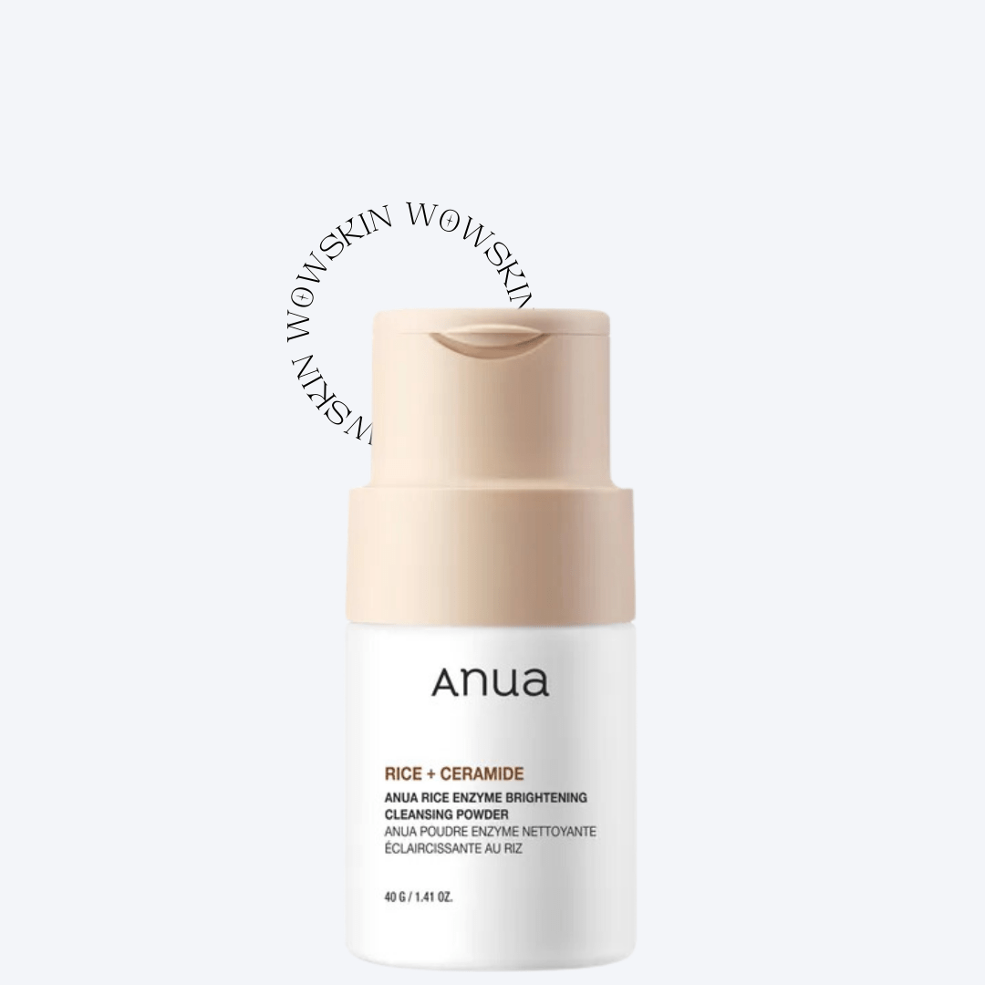 Anua Rice Enzyme Brightening Cleansing Powder 40g curăță delicat și iluminează tenul tern. Pulbere enzimatică coreeană ideală pentru exfoliere blândă și luminozitate naturală.