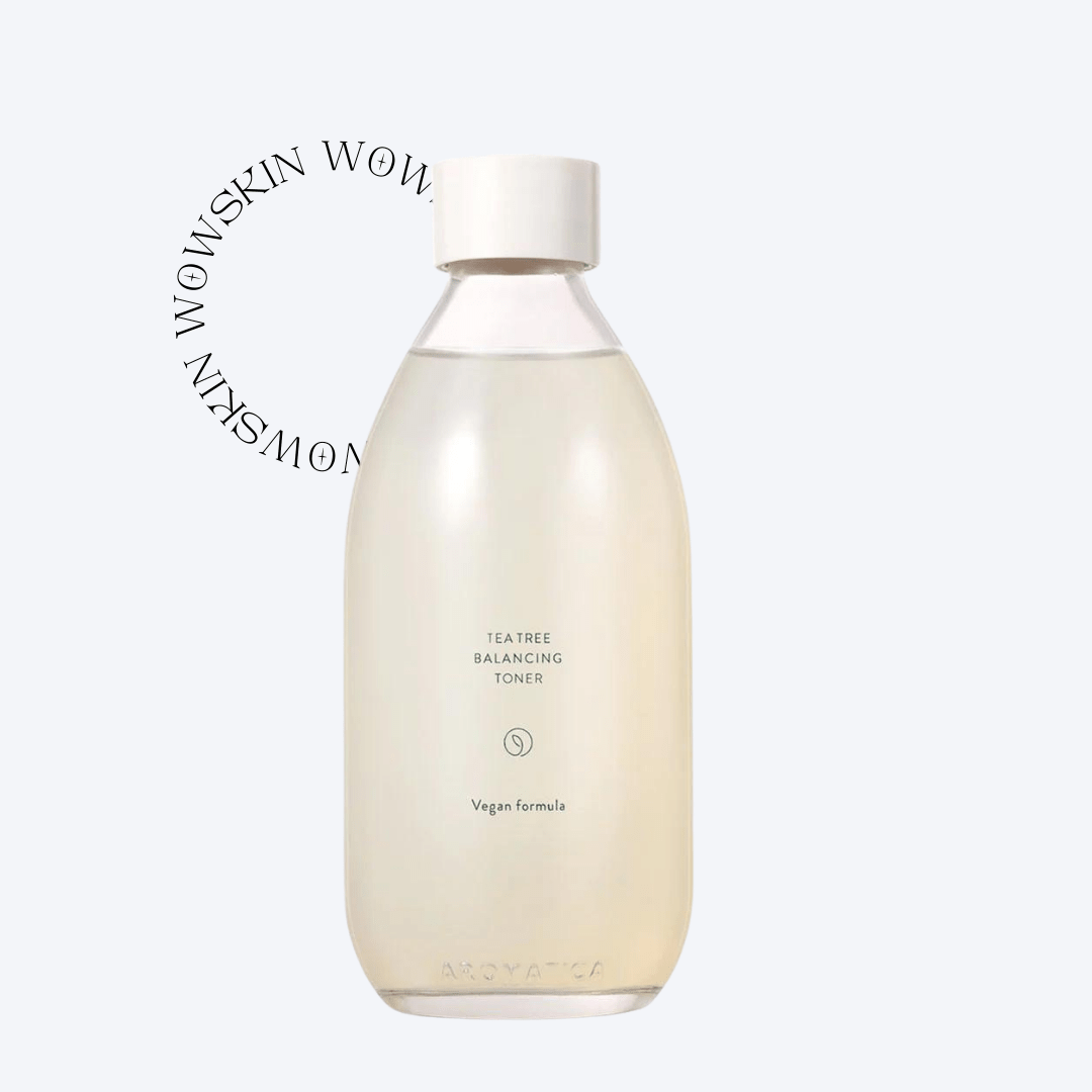 Aromatica Tea Tree Balancing Toner echilibrează pH-ul pielii și controlează excesul de sebum. Ideal pentru ten mixt, gras sau acneic.